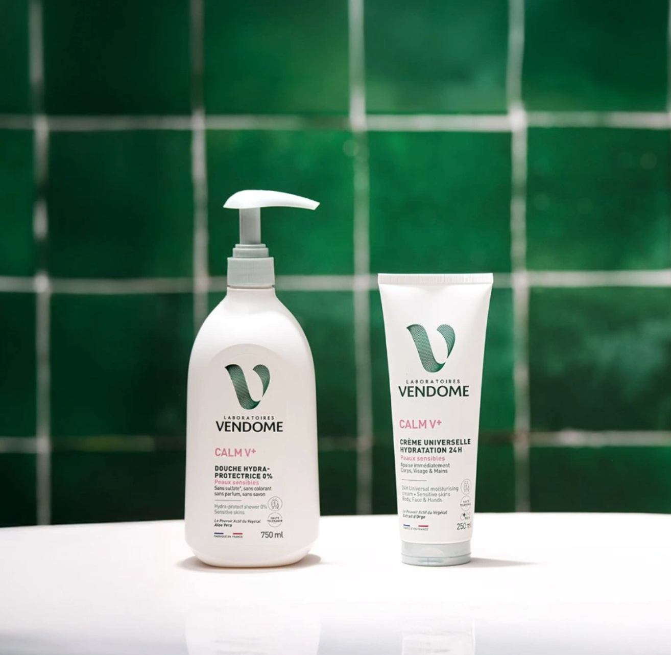 CALM V+ Douche Hydra-Protectrice 0%, Sprchový gel pro citlivou pokožku