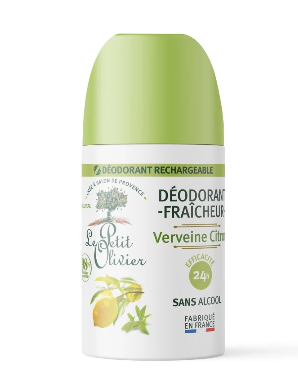 Verbena a citrón, Osvěžující deodorant, 50 ml