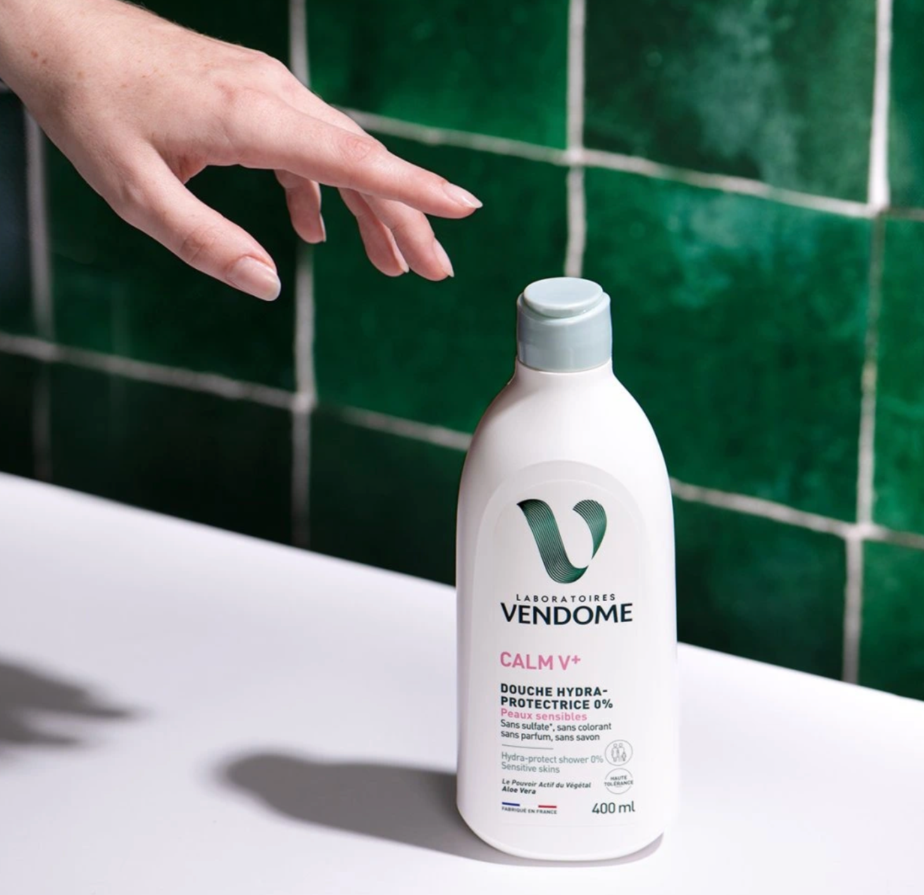 CALM V+ Douche Hydra-Protectrice 0%, Sprchový gel pro citlivou pokožku