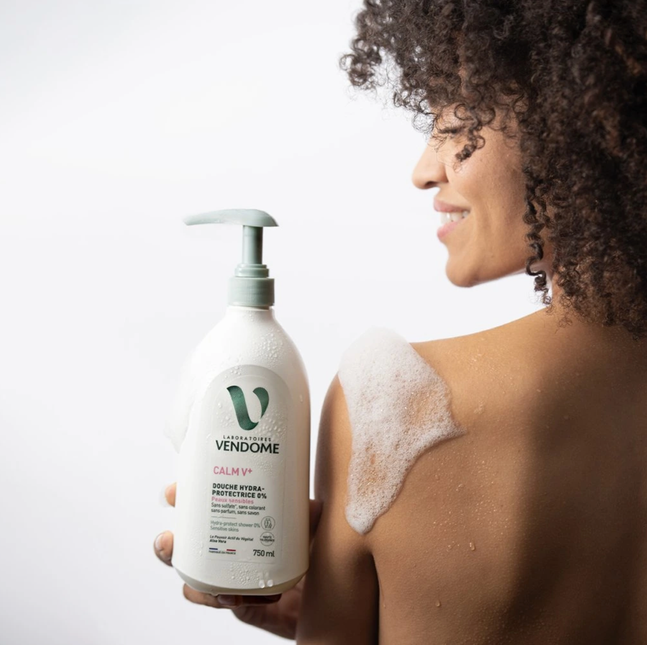 CALM V+ Douche Hydra-Protectrice 0%, Sprchový gel pro citlivou pokožku