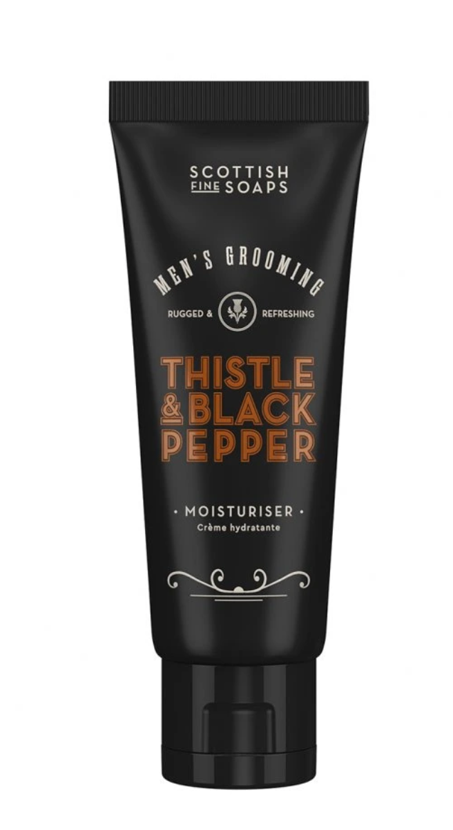 Thistle & Black Pepper, Pleťový hydratační krém pro muže, 75 ml